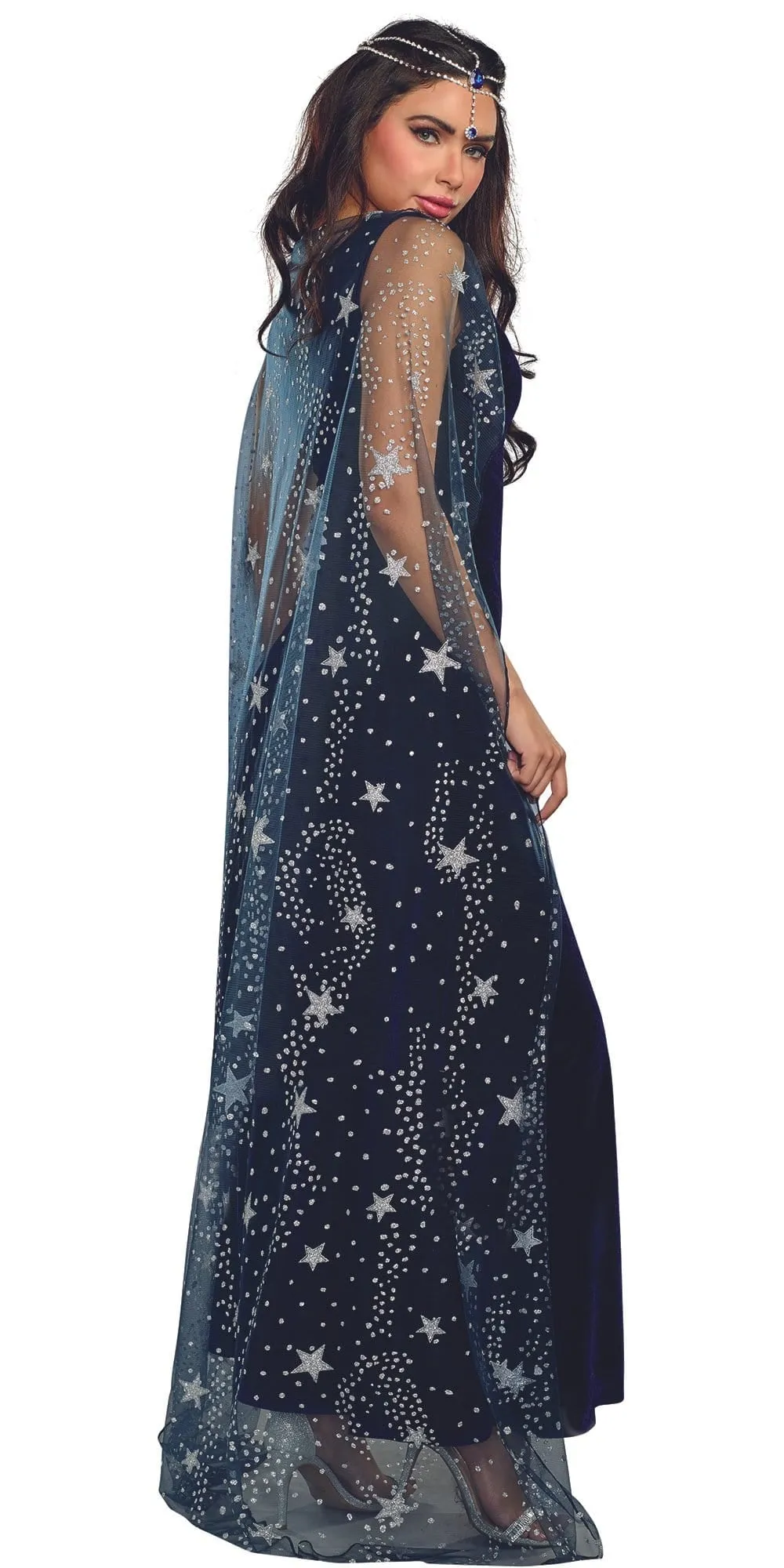 Sexy Sorceress Dramatic Velvet Women's Costume