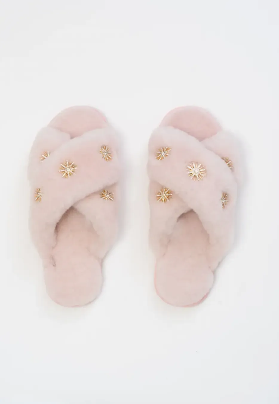 Sheepskin Slippers Light Pink
