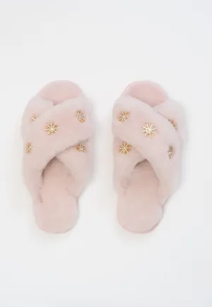 Sheepskin Slippers Light Pink