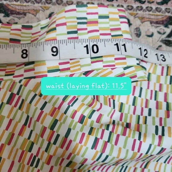 SHERIE L. NEVETT NWT Skirt | Size 2 | Full A-line Fit | Plastic Neon Confetti