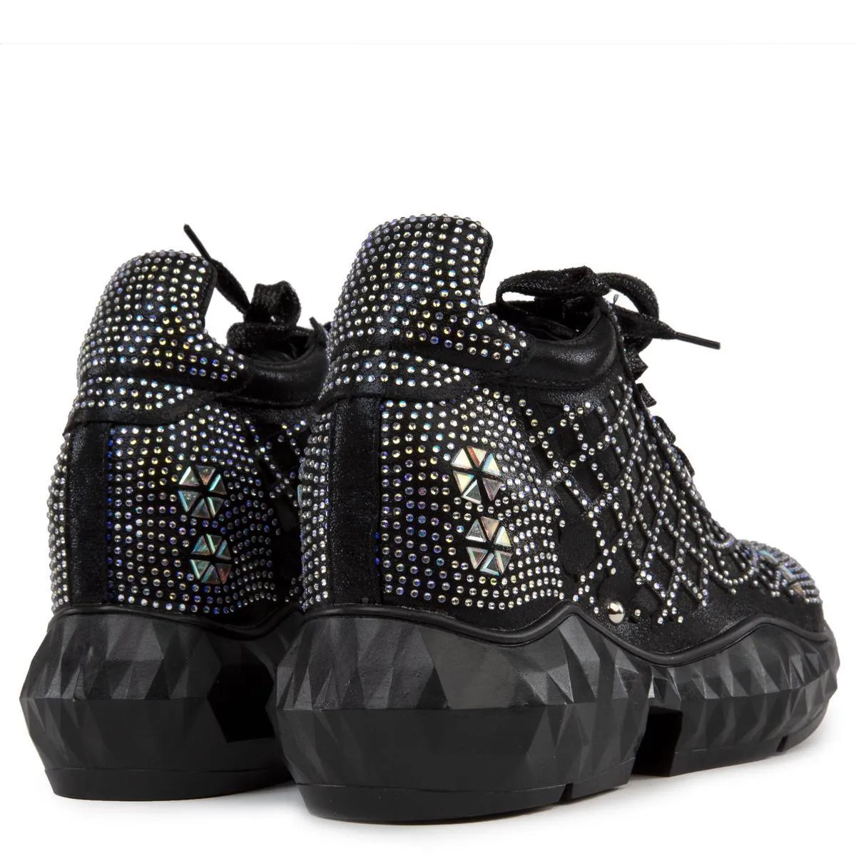 Shimmer-01 Rhinestone Sneakers