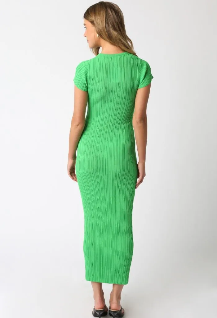 Sicily Dress-Garden Green