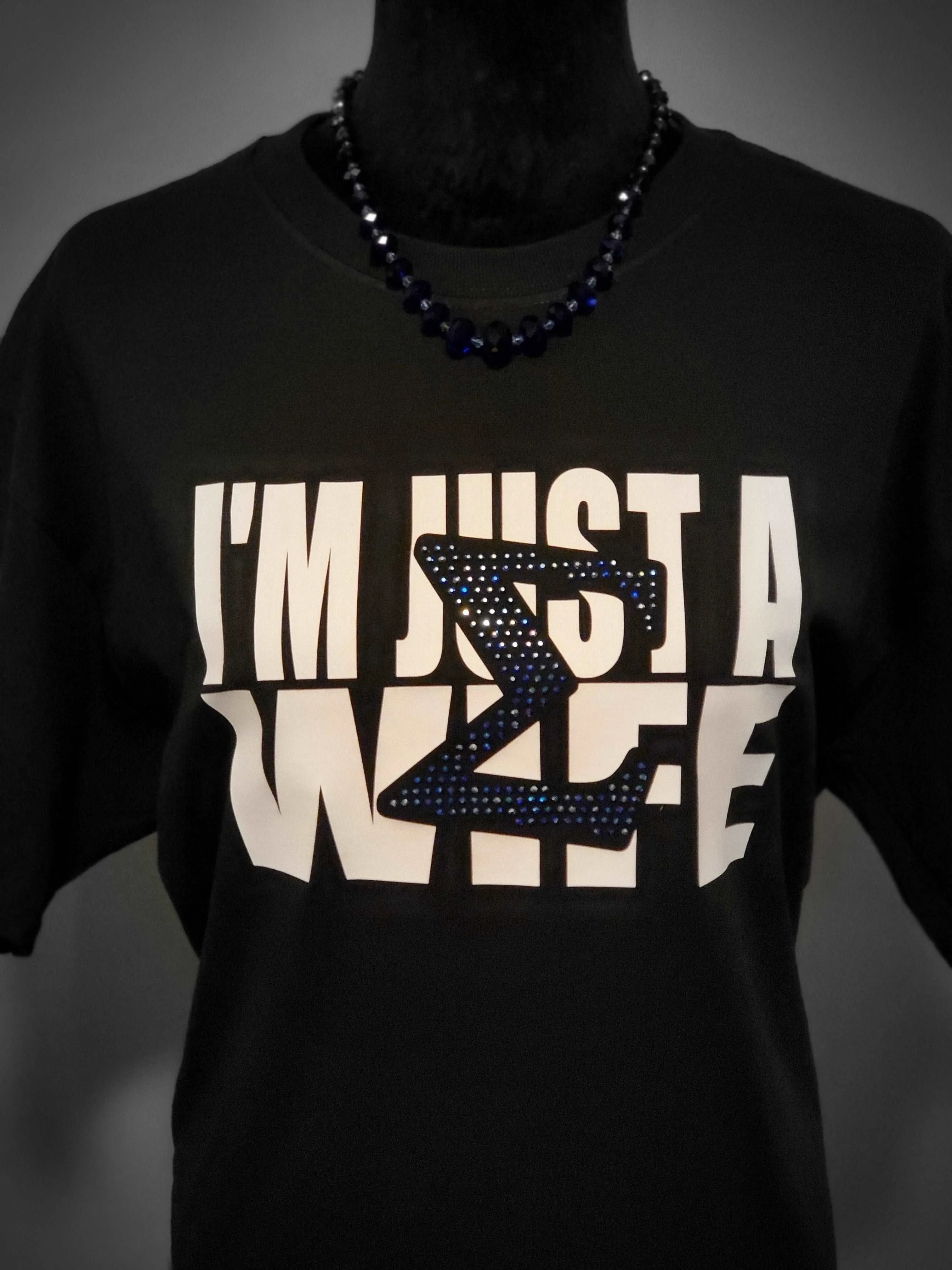 Sigma Wife  (Royal Blue Sigma) - Womens T - Shirt