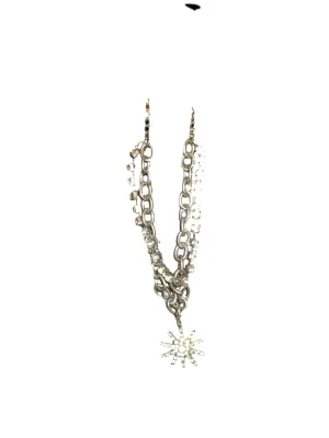 Silver & Rhinestone Boot Chain
