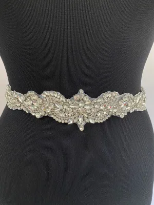 Silver Rhinestone 1110 Belt