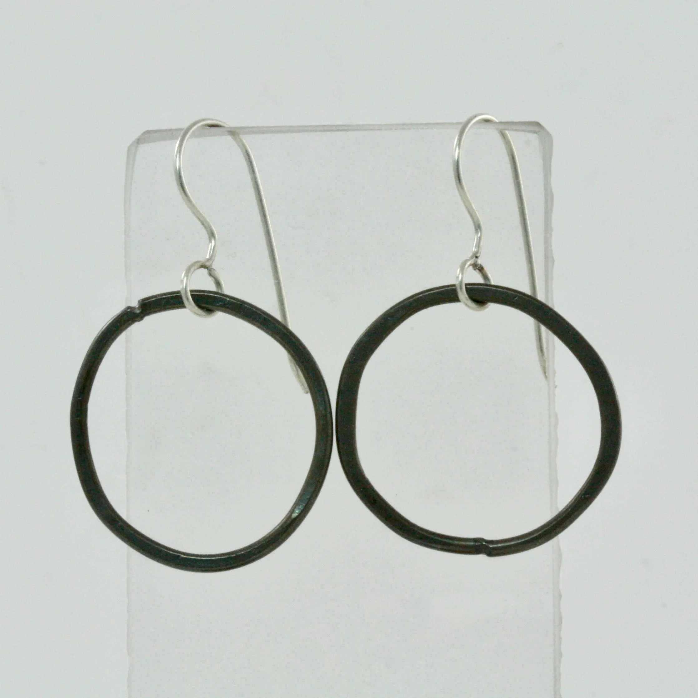 Single Steel Hoop Earrings