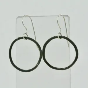 Single Steel Hoop Earrings