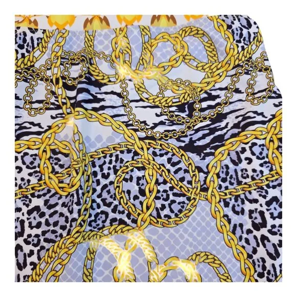 Skort Obsession Women's Golf Skort Hermazing White &amp; Yellow Multicolor Large