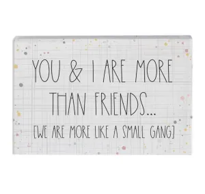 Small Gang Block Sign