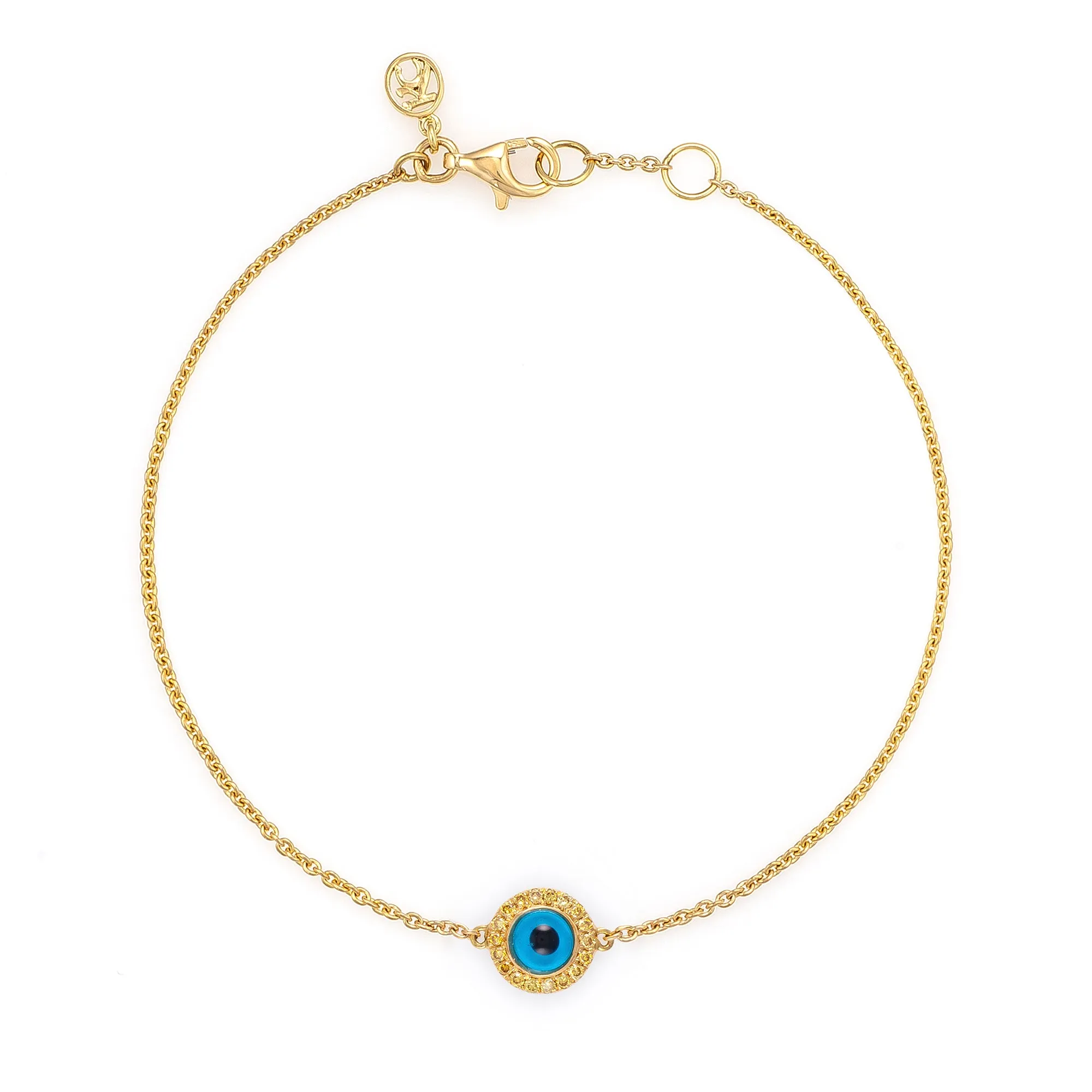 Small Round Diamond Turkish Eye