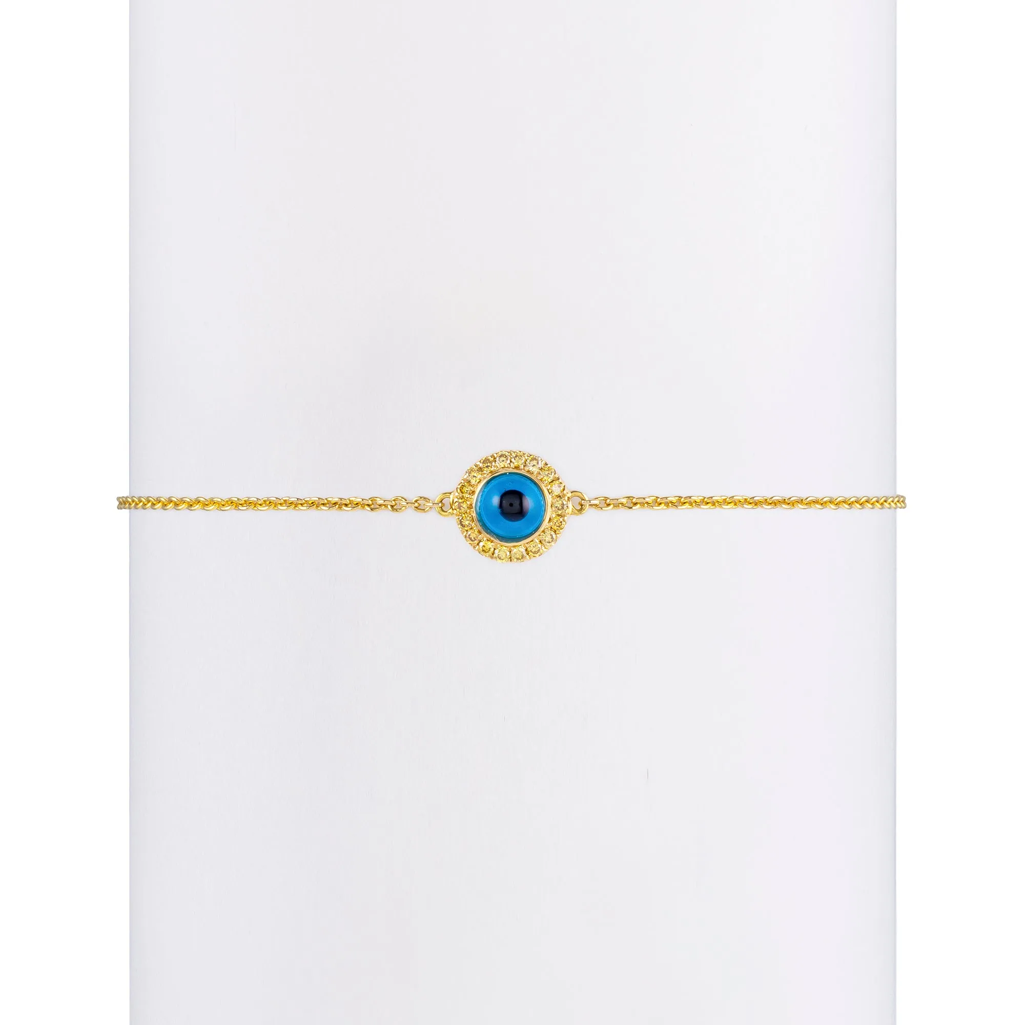 Small Round Diamond Turkish Eye