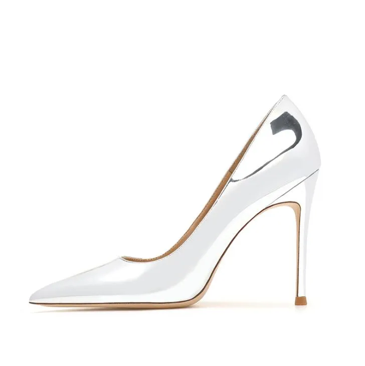 Small Size Metallic Patent Heels JLXY16