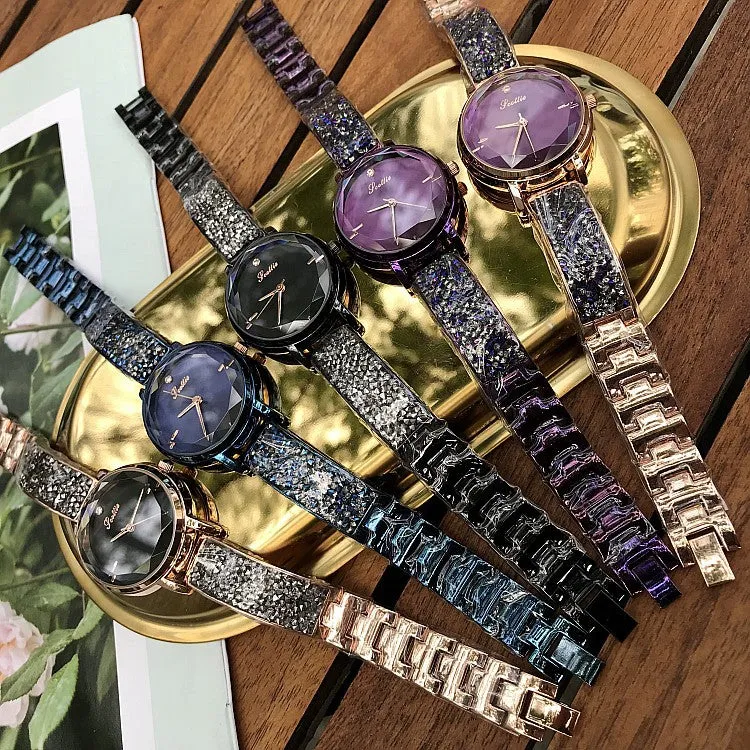 Small&Cute Rhinestone Bracelet Women's Watch