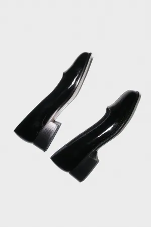 Smoking Sugar Loafer in Black Patent Leather