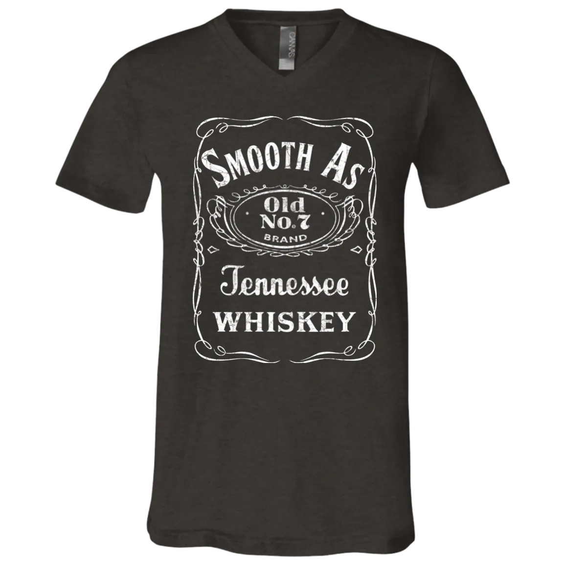 Smooth as Tennessee Whiskey Bella Canvas V-Neck Tee – A Southern Classic