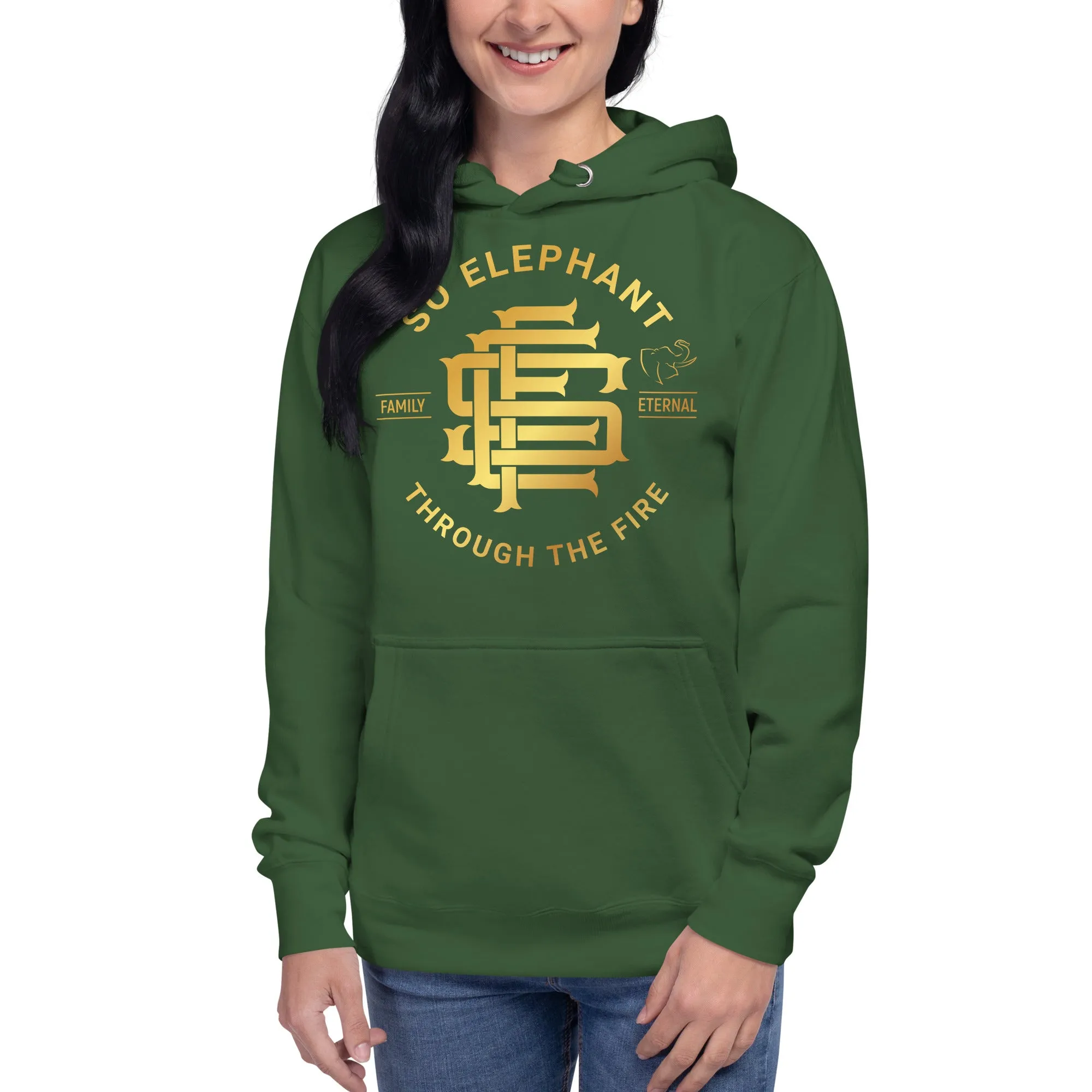 So Elephant Women's "THROUGH THE FIRE" Hoodie