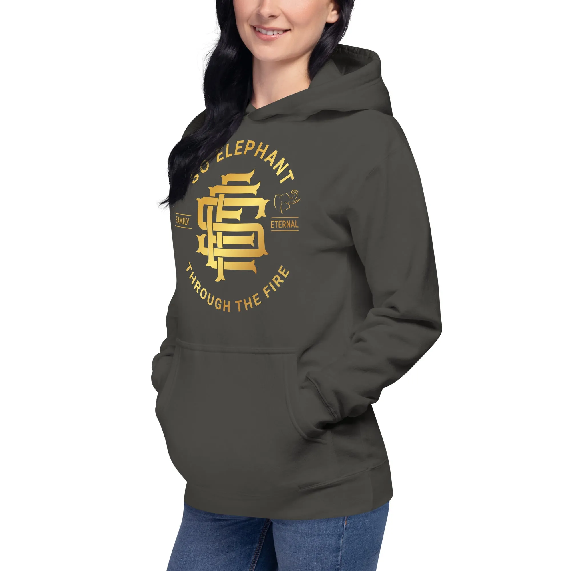 So Elephant Women's "THROUGH THE FIRE" Hoodie