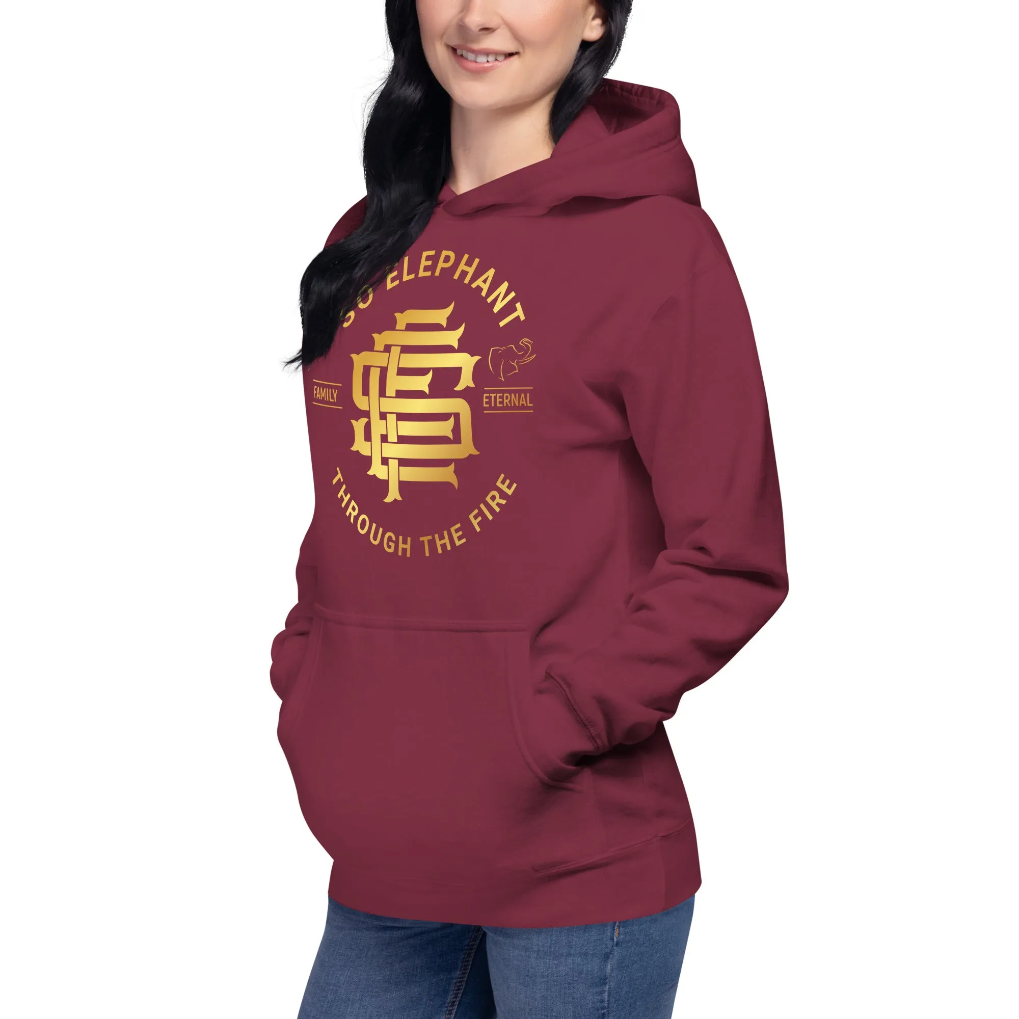 So Elephant Women's "THROUGH THE FIRE" Hoodie