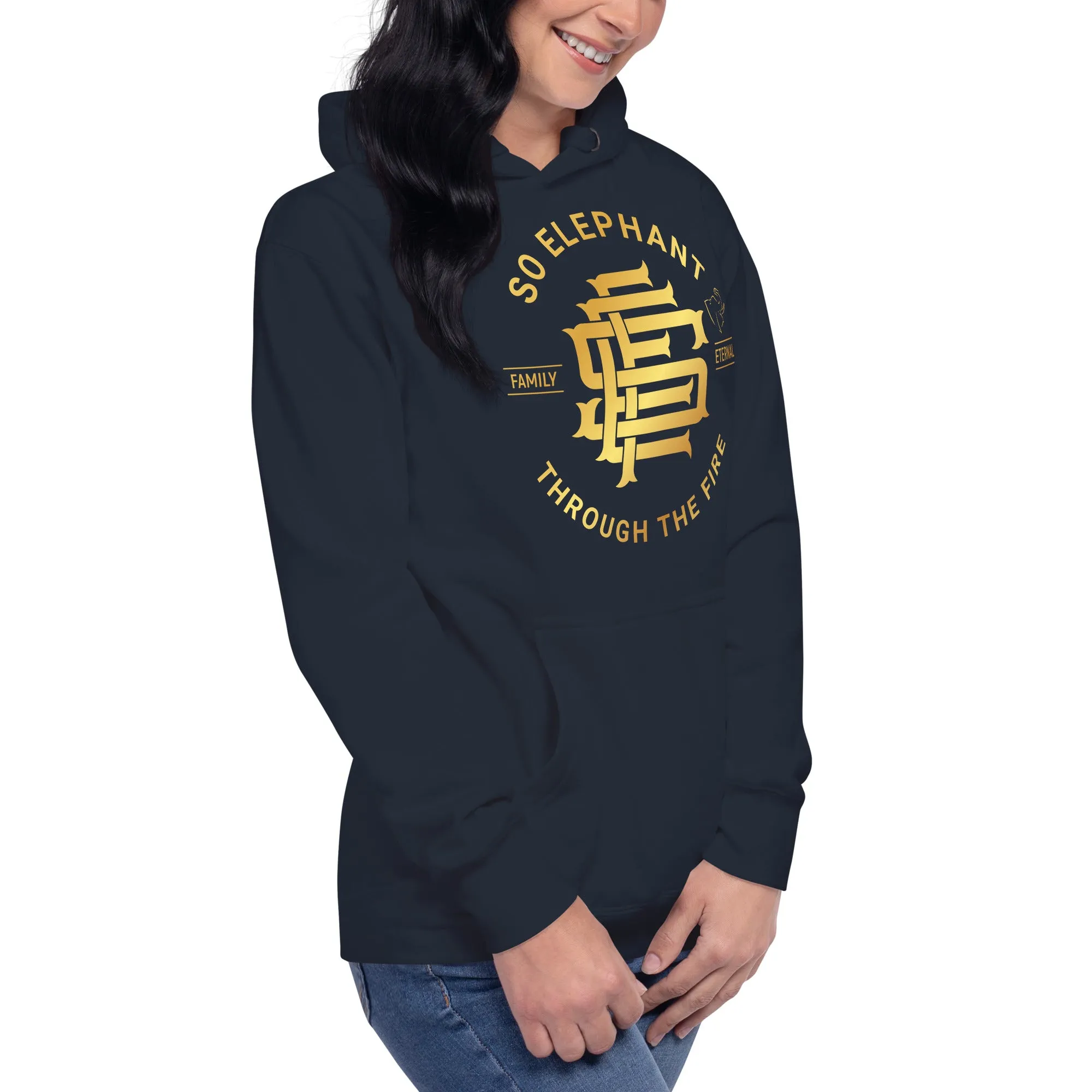 So Elephant Women's "THROUGH THE FIRE" Hoodie
