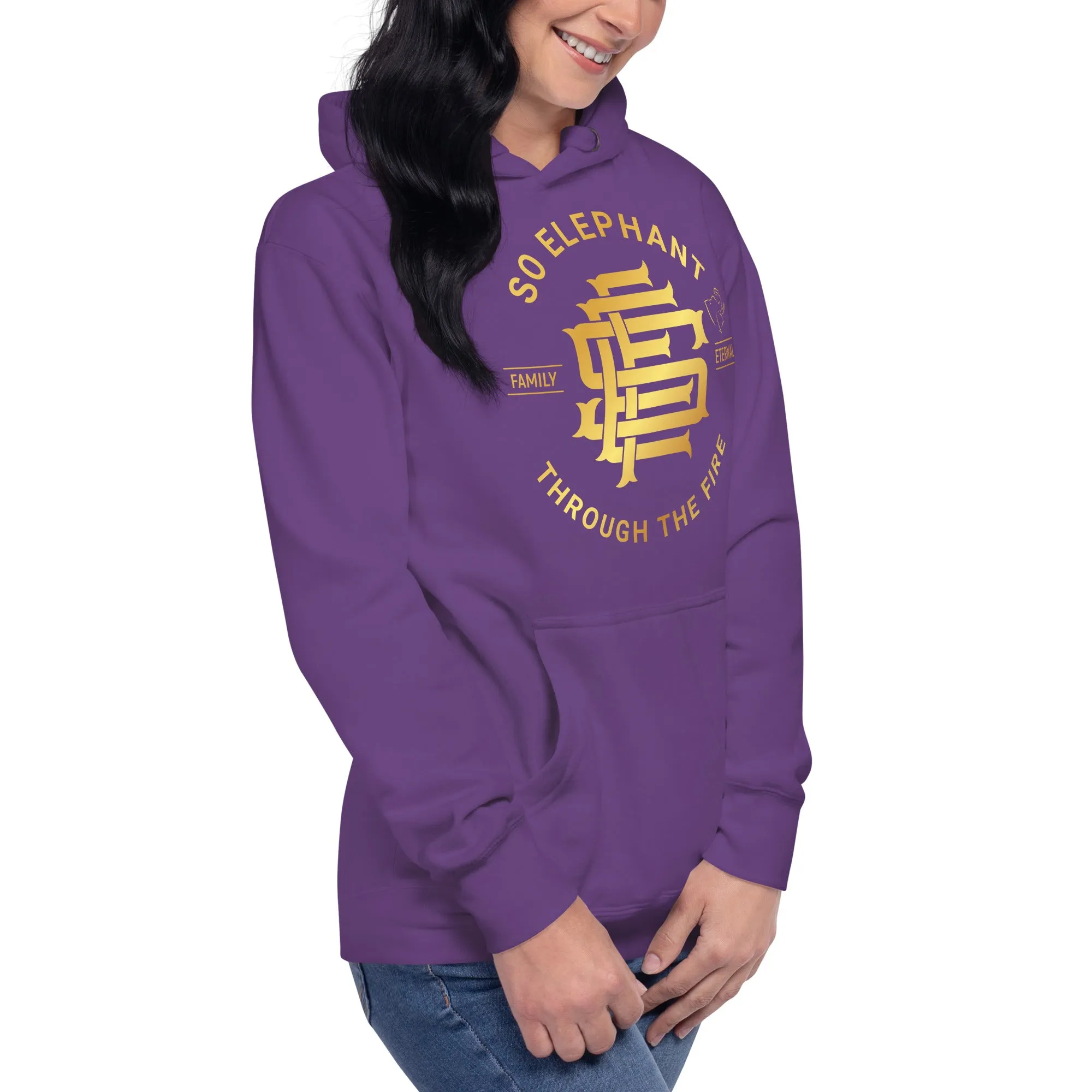 So Elephant Women's "THROUGH THE FIRE" Hoodie