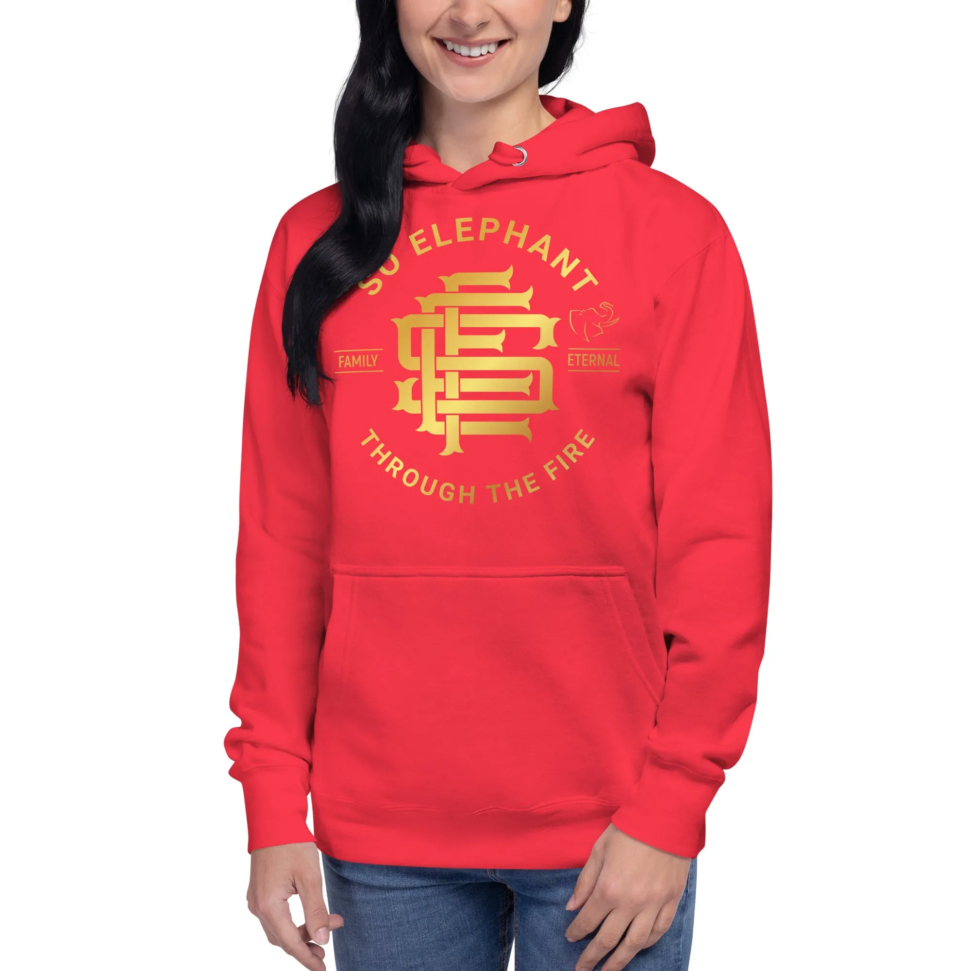 So Elephant Women's "THROUGH THE FIRE" Hoodie