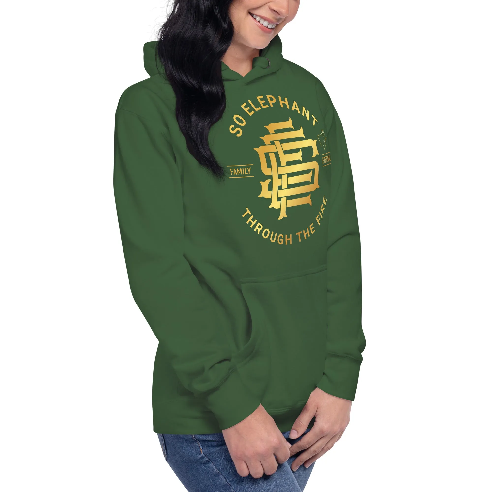 So Elephant Women's "THROUGH THE FIRE" Hoodie