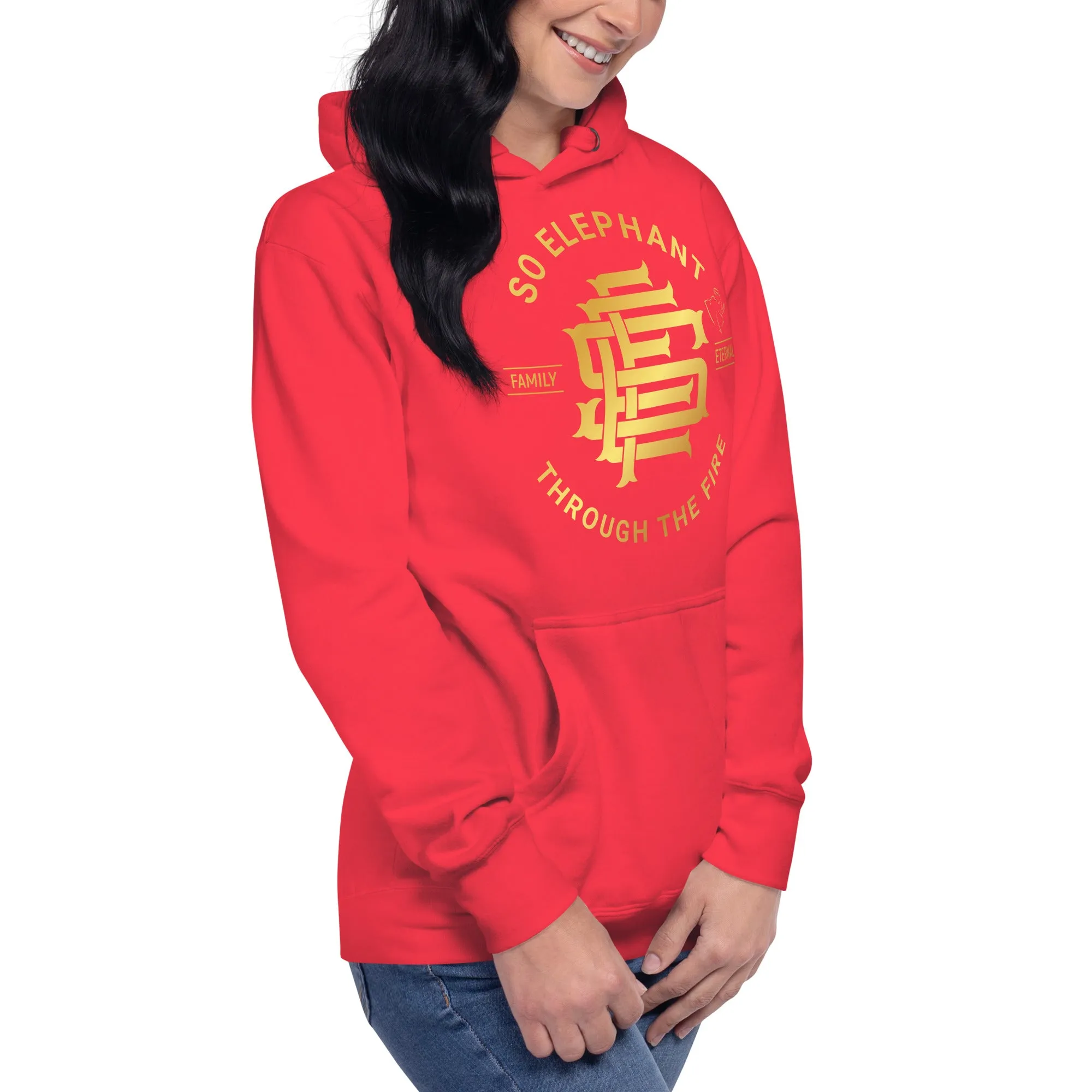 So Elephant Women's "THROUGH THE FIRE" Hoodie