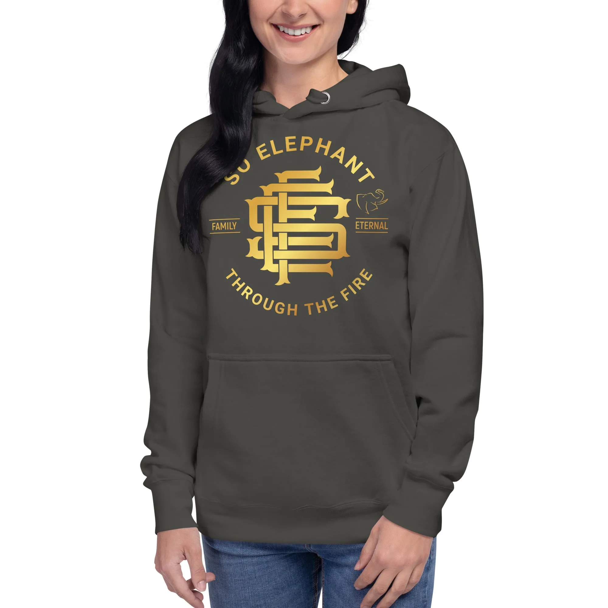So Elephant Women's "THROUGH THE FIRE" Hoodie