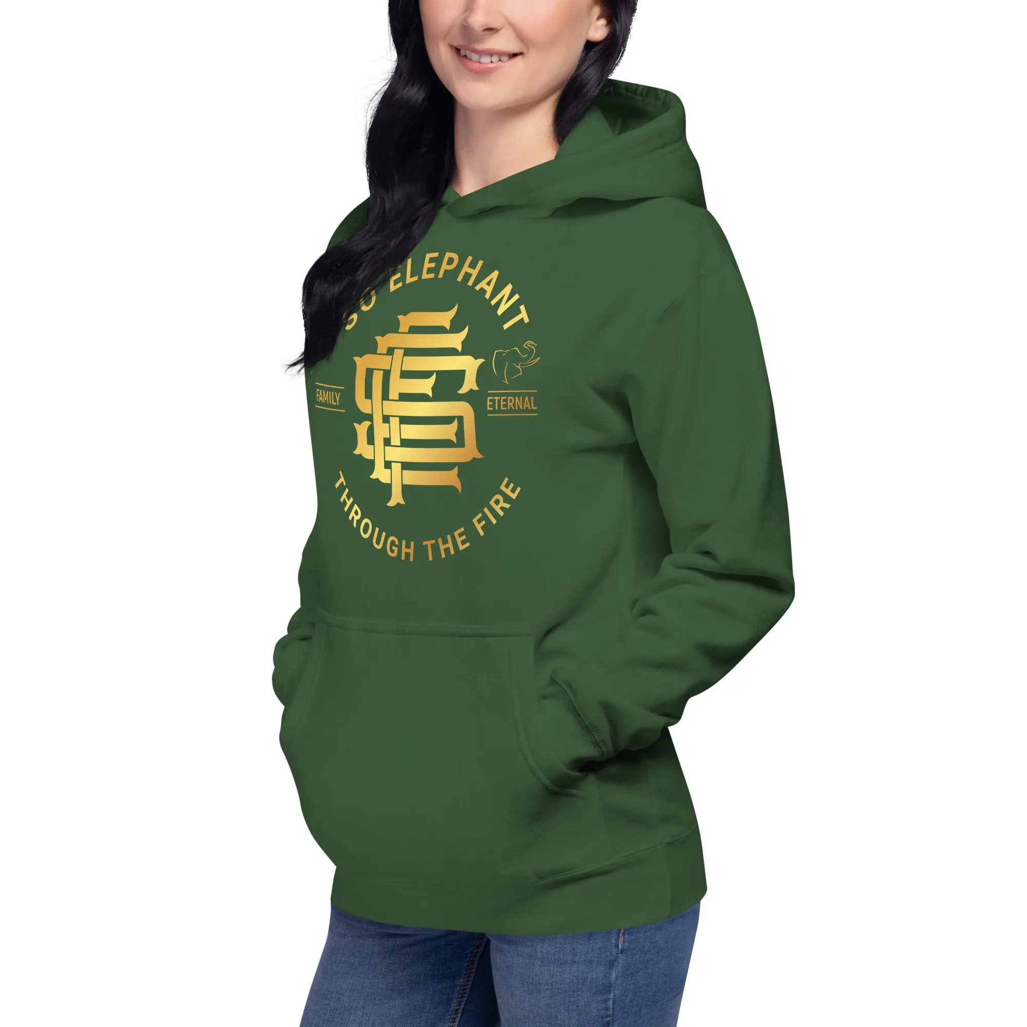So Elephant Women's "THROUGH THE FIRE" Hoodie