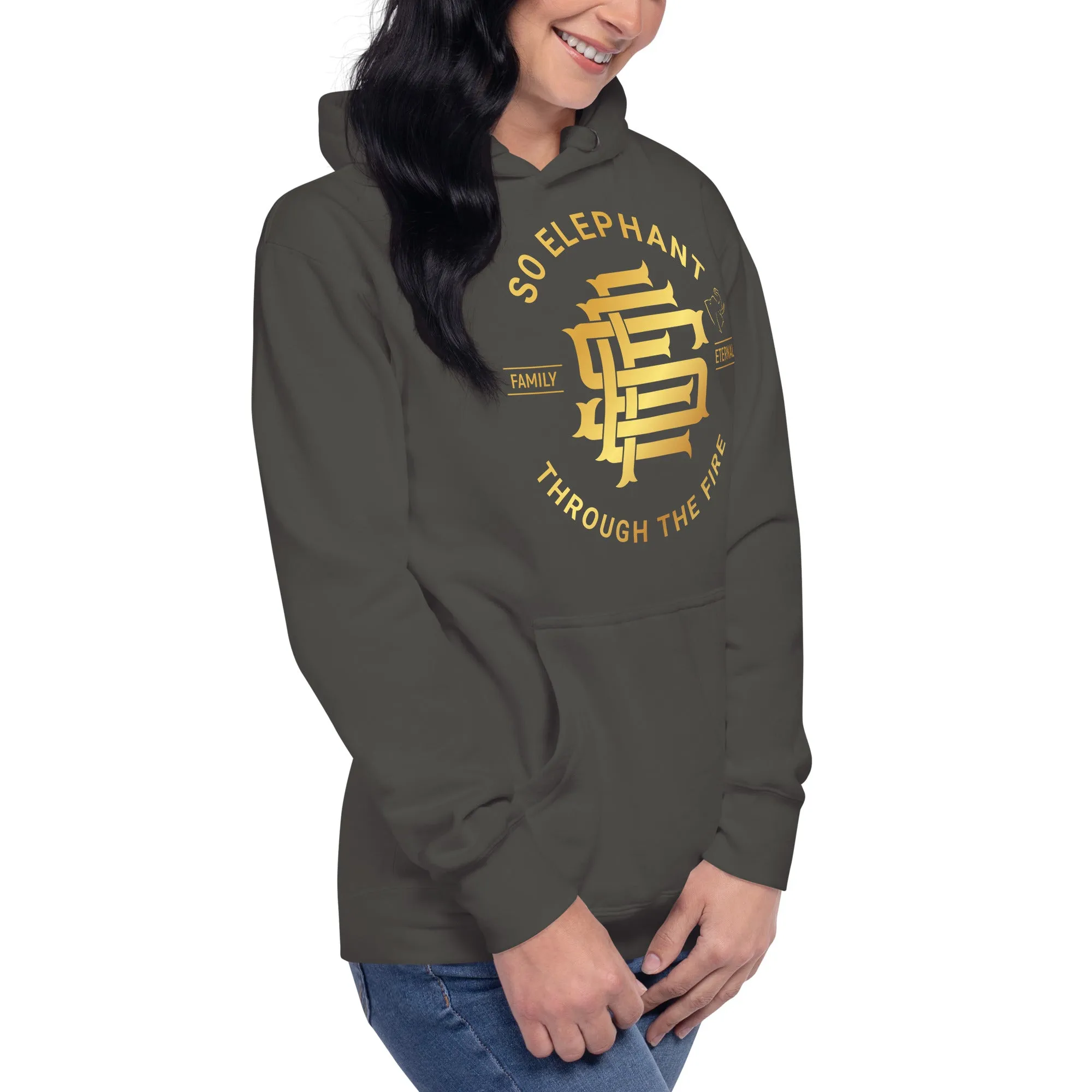 So Elephant Women's "THROUGH THE FIRE" Hoodie
