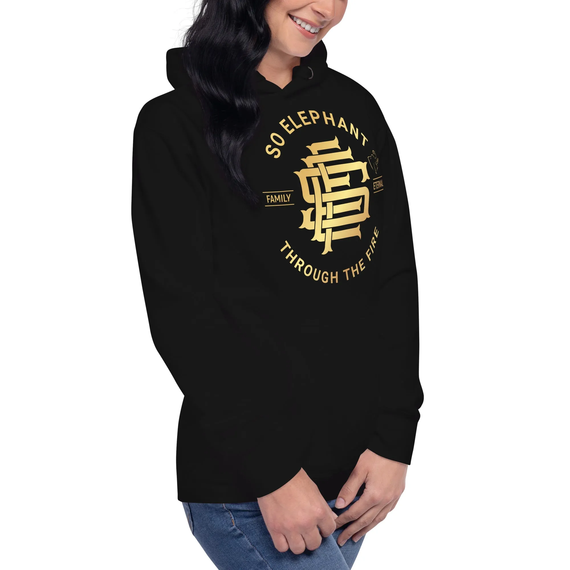 So Elephant Women's "THROUGH THE FIRE" Hoodie
