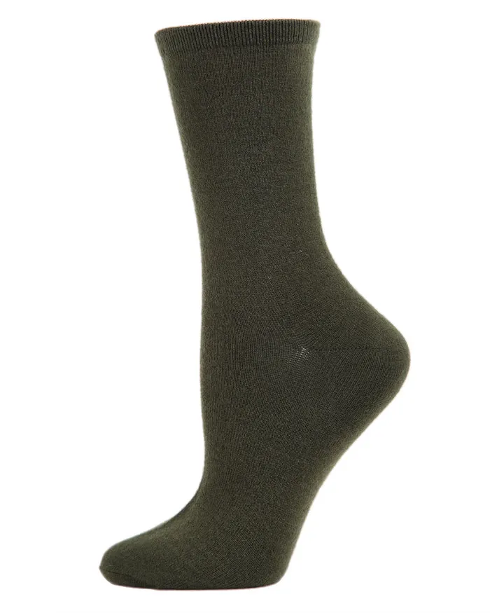 Solid Flat-Knit Cashmere