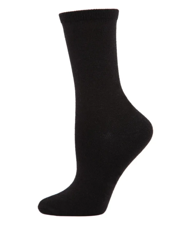 Solid Flat-Knit Cashmere