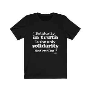 Solidarity, Women's Black Tee
