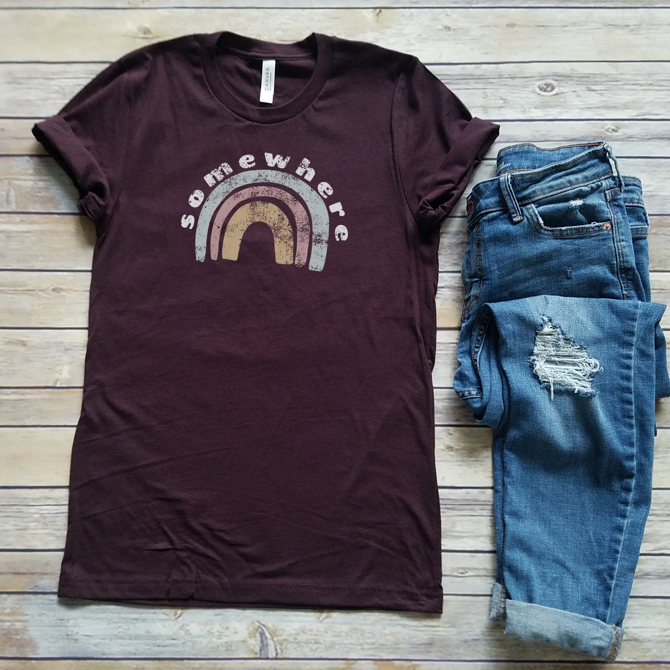 SOMEWHERE OVER THE RAINBOW TEE