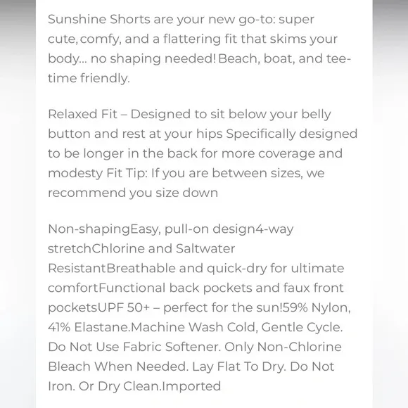 SPANX Sunshine Short 6&quot; Women's Boat Beach Board Swim Trunk Short Size 2X