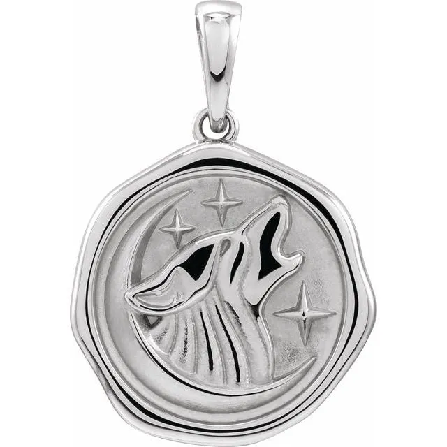 Spirit Animal Pendant - Wolf, Moth or Dragon