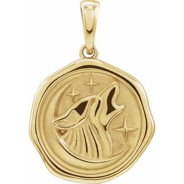 Spirit Animal Pendant - Wolf, Moth or Dragon