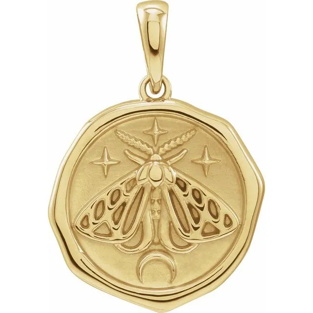 Spirit Animal Pendant - Wolf, Moth or Dragon