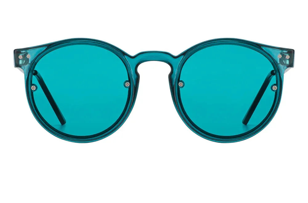 Spitfire Post Punk Sunglasses - Aqua/Aqua