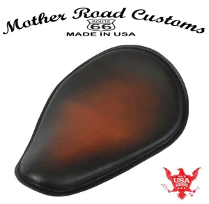 Spring Seat Chopper Harley Sportster 11x14" Smooth Antique Brown SunBur Leather