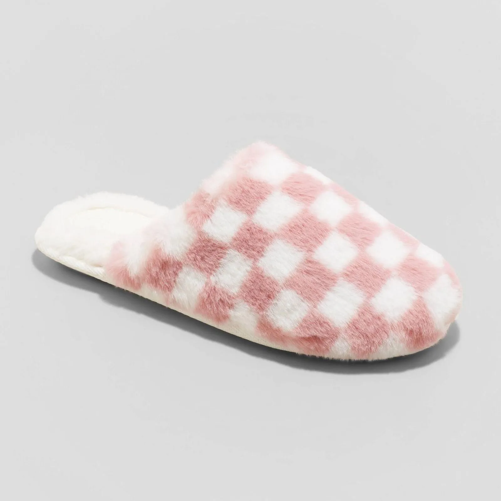 Stars Above Women's Emily Puff Scuff Slippers 88645979 Blush Checker L