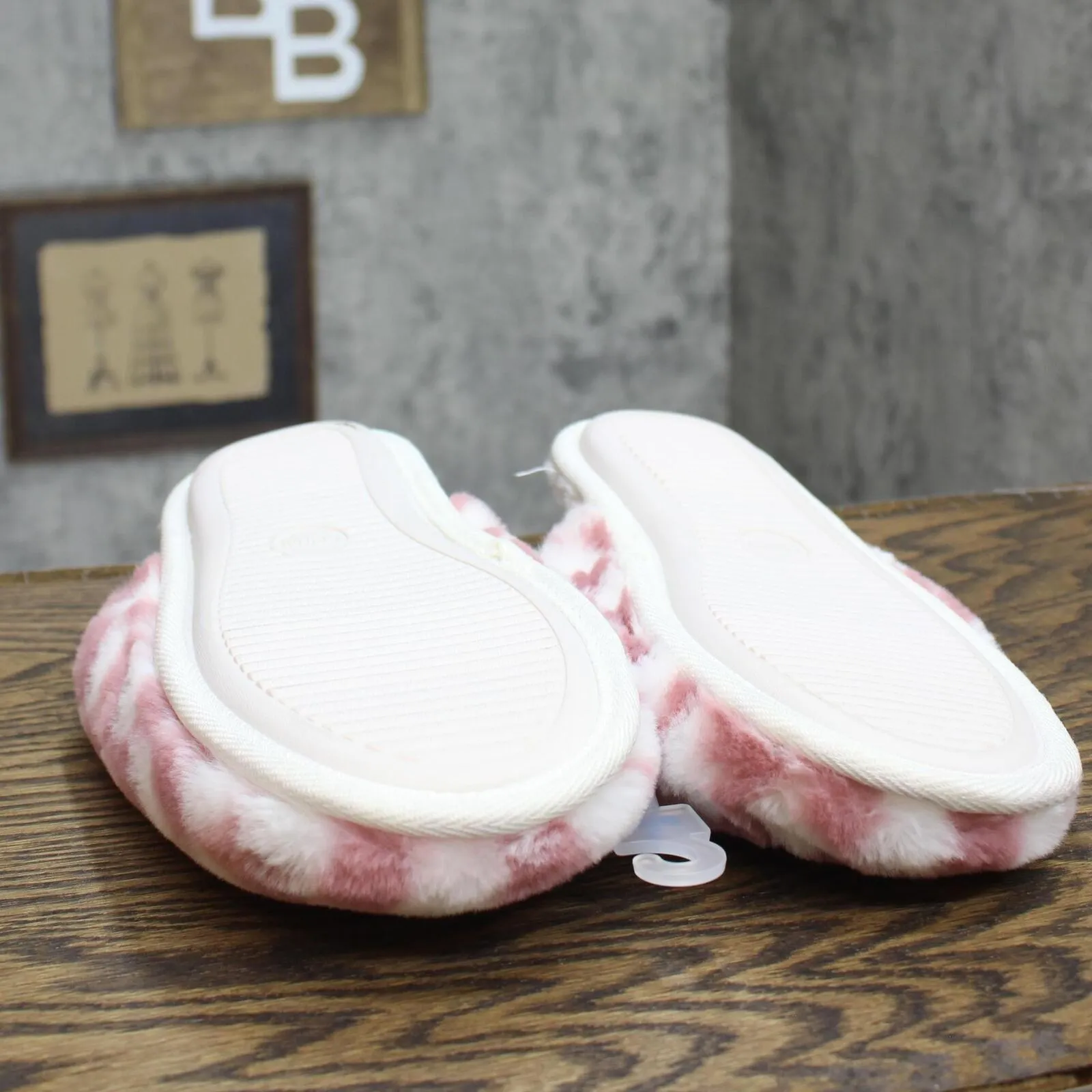 Stars Above Women's Emily Puff Scuff Slippers 88645979 Blush Checker L