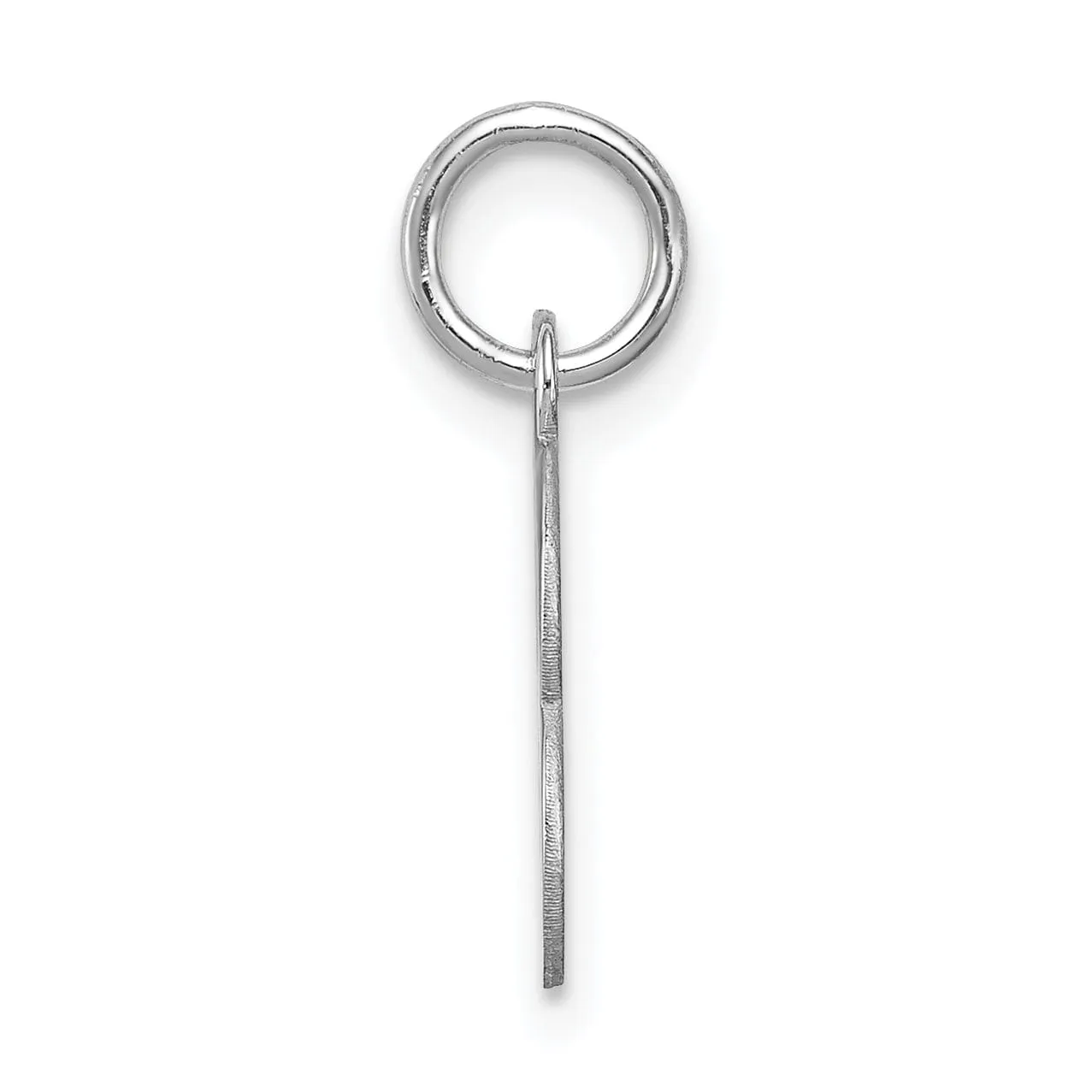 Sterling Silver Small Block Initial B Charm