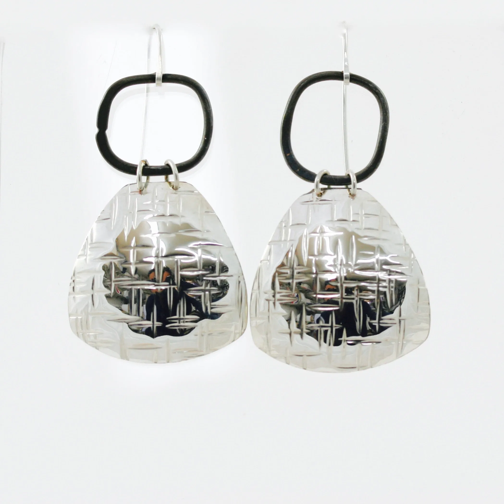 Sterling Silver Spoon Earrings