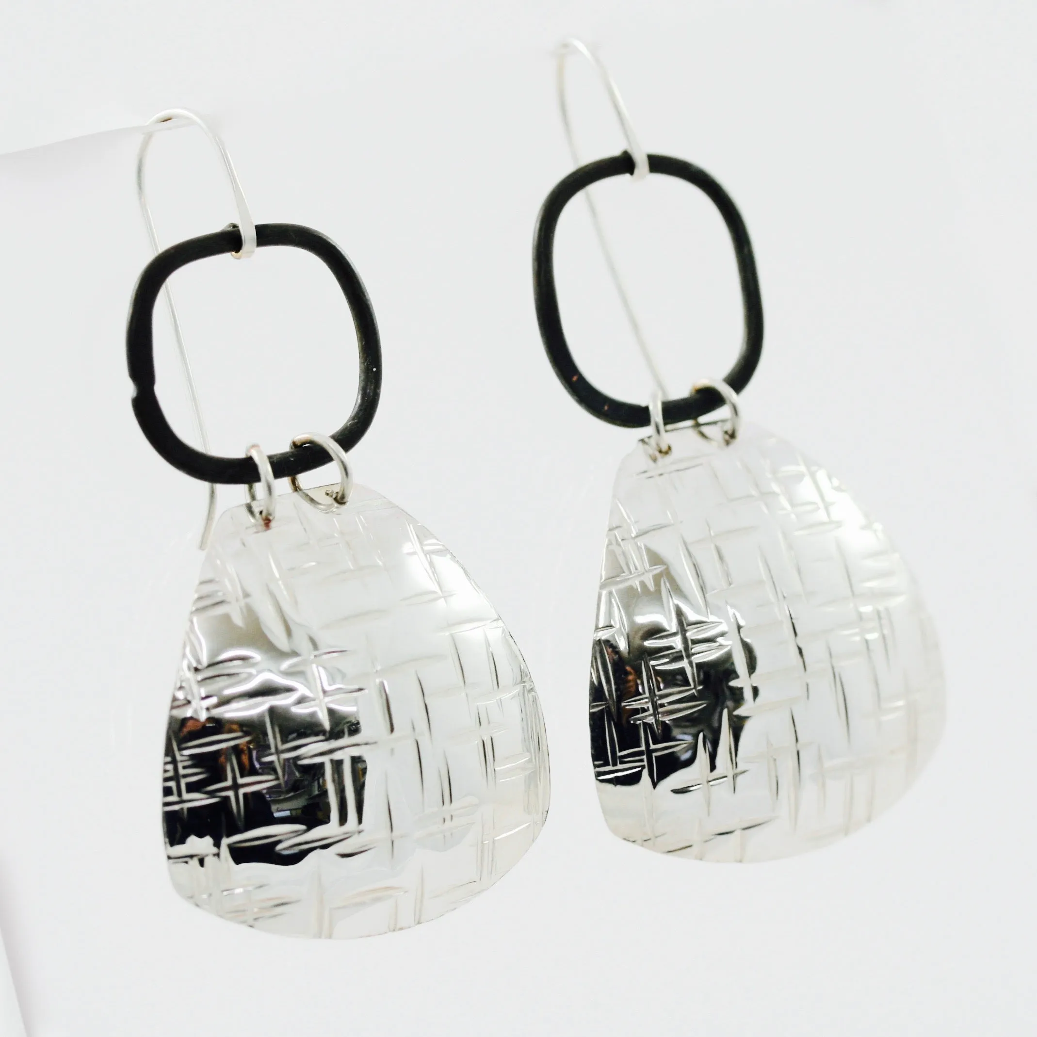Sterling Silver Spoon Earrings