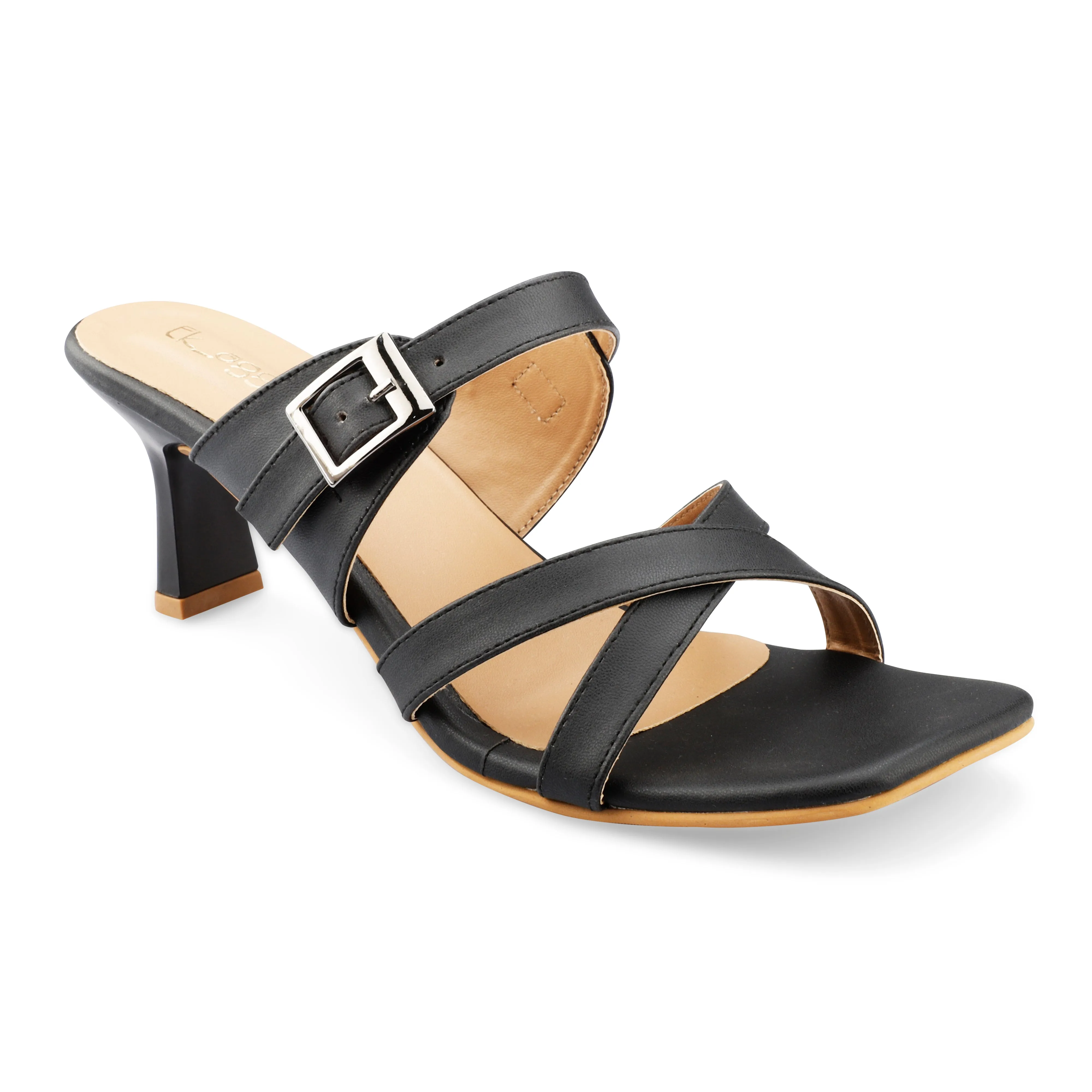 Strap Buckle Heel