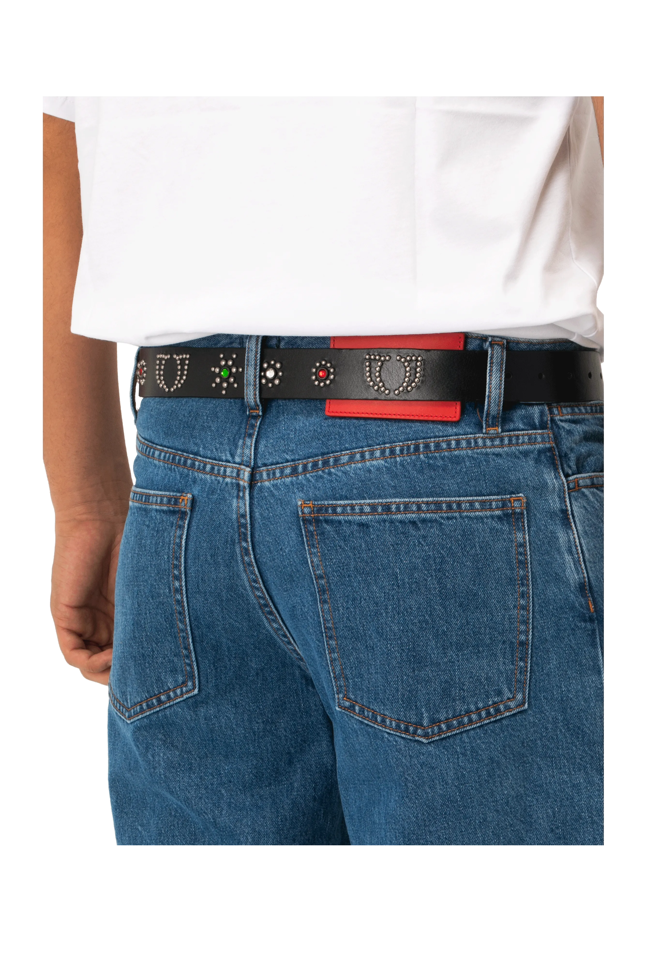 Studded Leather Belt x HTC