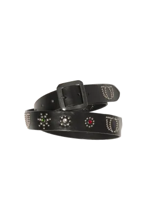 Studded Leather Belt x HTC