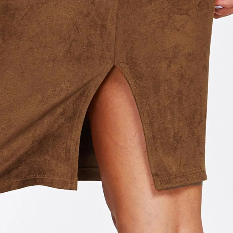 Suede Skirt